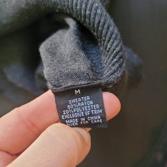 Colorblock Sweater Dress w Lace, Sz S-M - Picture 10 of 10